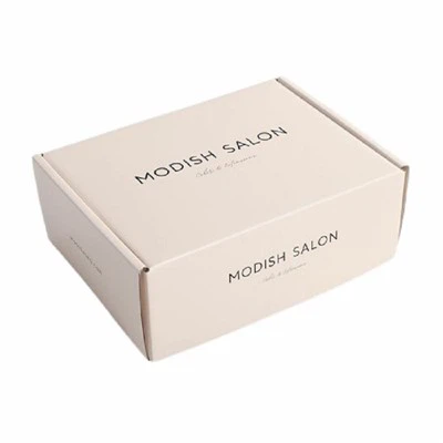 Білі гофроящики